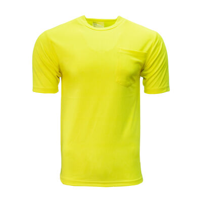 Performance Poly Short Sleeve Pocketed Enhanced Vis Tee Thumbnail